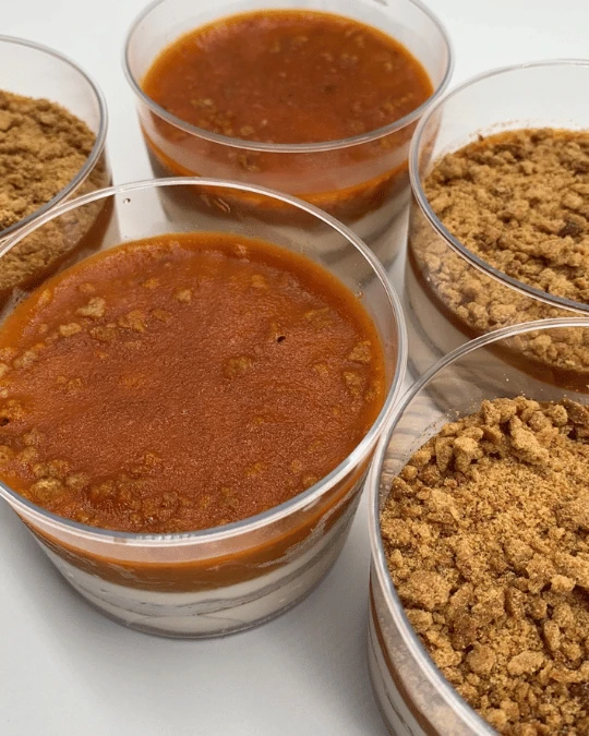 Десерт Облепиха-Ржаной медовик