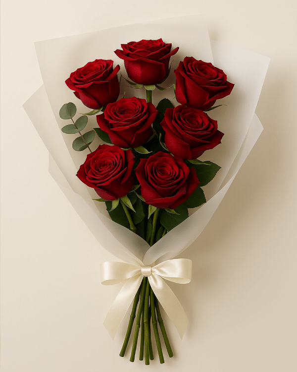 Классика 7 роз (S) — доставка цветов по Полевскому
